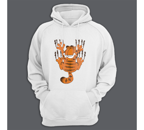 Толстовка с капюшоном с принтом "Гарфилд"