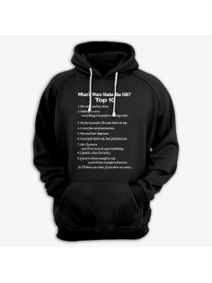 Толстовка с капюшоном с принтом "What's Worn under the Kilt?"