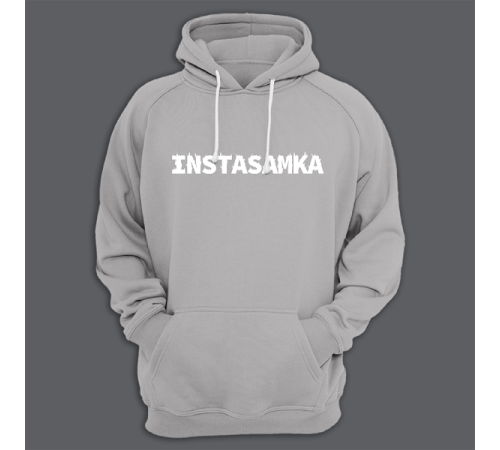 Толстовка с капюшоном с принтом "Instasamka"