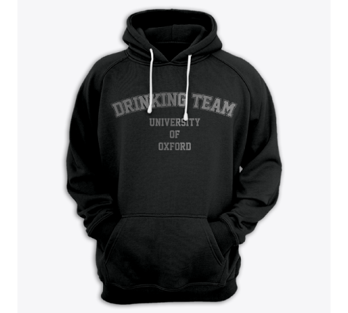Толстовка с капюшоном с принтом "University Of Oxford DRINKING TEAM"