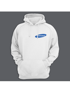 Толстовка с капюшоном с маленькой надписью "Samsuka"