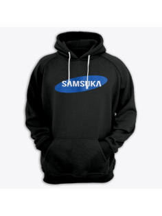 Толстовка с капюшоном с надписью "Samsuka"