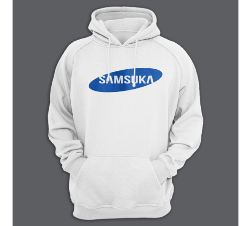 Толстовка с капюшоном с надписью "Samsuka"
