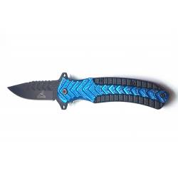 Складной нож Gerber, длина лезвия 9 см, синий с черным