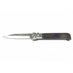 Складной нож Stainless, длина лезвия 10 см, деревянная рукоять