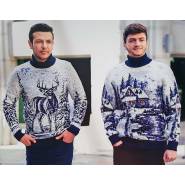 Мужской свитер с оленем 230-409