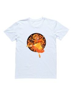 Футболка Я Русский с принтом "Русская девушка"