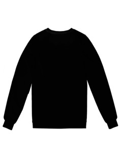 Свитшот без надписи черный