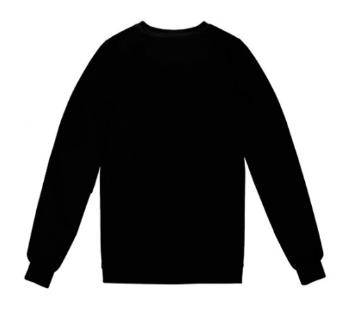 Свитшот без надписи черный
