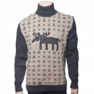 Мужской вязаный свитер 05171