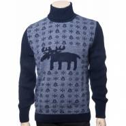 Мужской вязаный свитер 05171