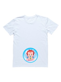 Футболка для беременных с принтом "Пузырёк" 