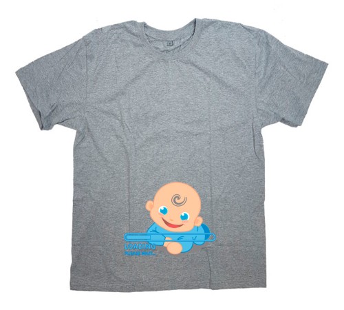 Футболка для беременных с надписью "Loading, please wait" и принтом малыша