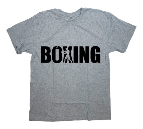 Футболка для боксеров с принтом "Boxing"