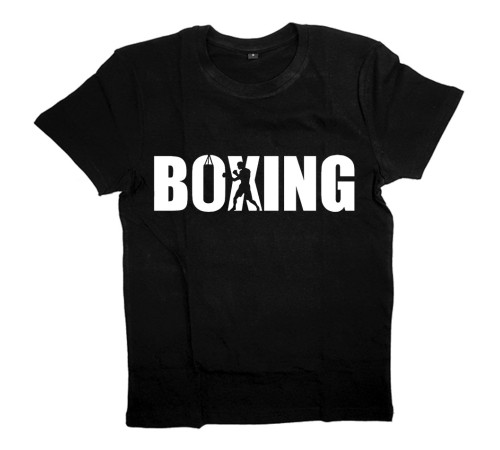Футболка для боксеров с принтом "Boxing"