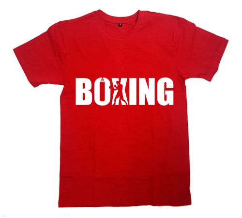Футболка для боксеров с принтом "Boxing"