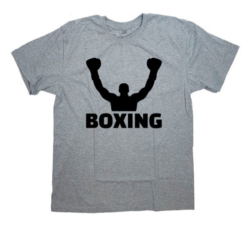 Футболка для боксеров с принтом и надписью "Boxing(2)"