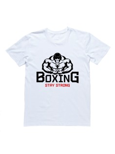 Футболка для боксеров с принтом "Будь сильным"