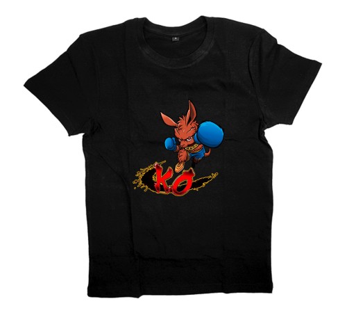 Футболка для боксеров с принтом "К.О"