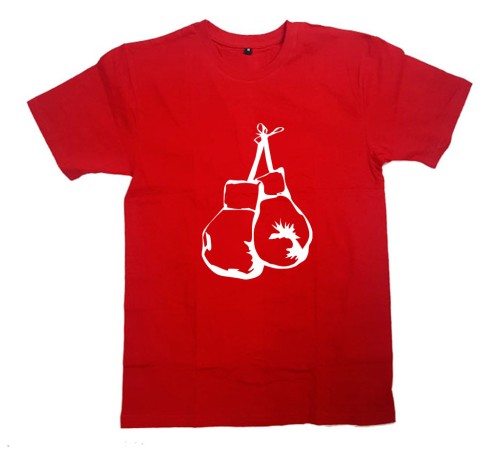 Футболка для боксеров с принтом "Боксерские перчатки"