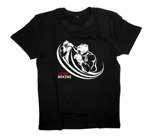Футболка для боксеров с принтом "Title boxing"