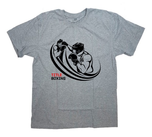 Футболка для боксеров с принтом "Title boxing"