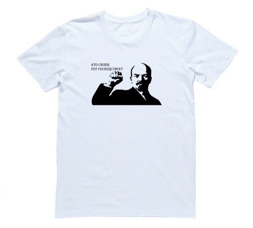 Футболка Я Русский с надписью "Кто силен, тот господствует"