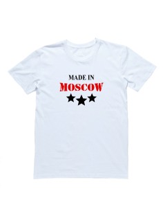 Футболка Я Русский с надписью "Made in Moscow"