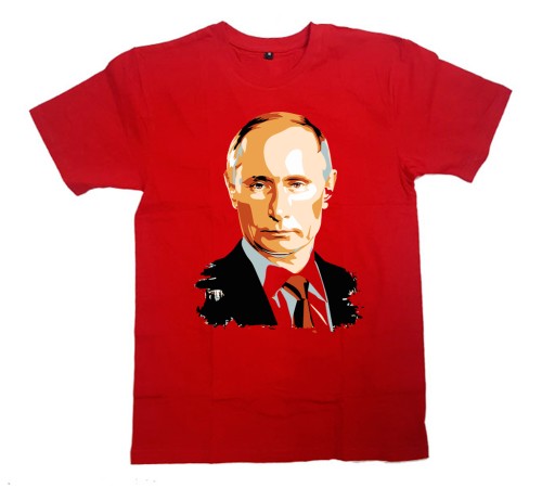 Футболка Я Русский с принтом "Путин"