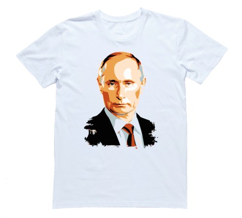 Футболка Я Русский с принтом "Путин"