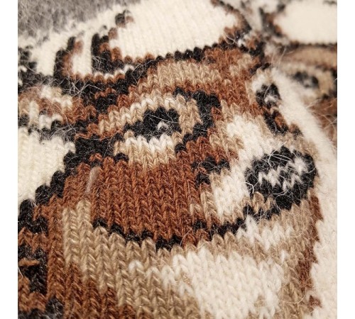 Носки шерстяные, женские, с оленем, размер 35-39