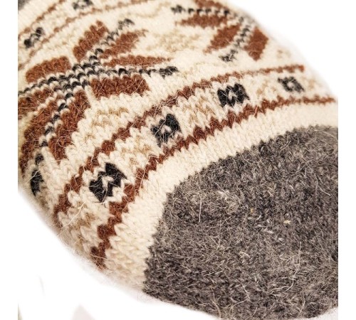 Носки шерстяные, женские, с оленем, размер 35-39