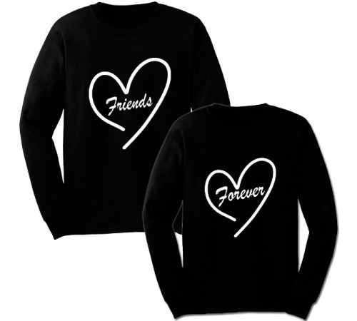 Парные свитшоты "Friends / Forever"