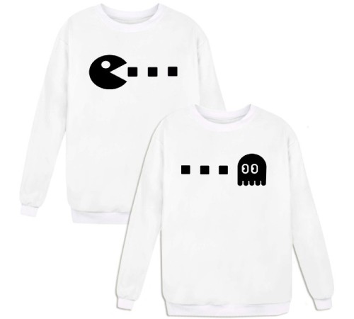 Парные свитшоты "Pacman"