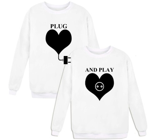 Парные свитшоты "Plug and Play"