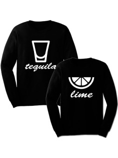 Парные свитшоты "Текила&Лайм"