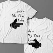 Парные футболки для влюбленных 