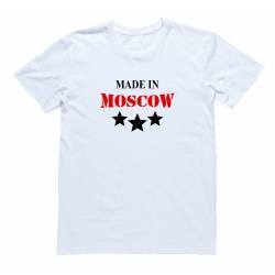 Футболка Я Русский с надписью "Made in Moscow"