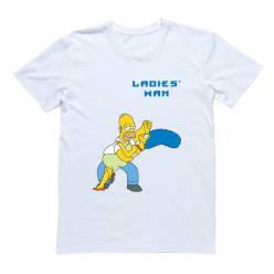 Мужская футболка с Гомером Симпсоном 