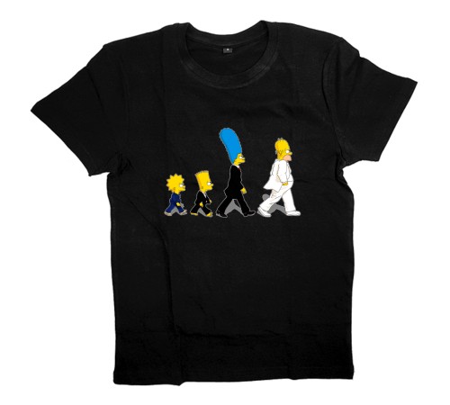 Футболка с Симпсонами "The Simpsons - Beatles"