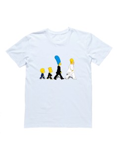 Футболка с Симпсонами "The Simpsons - Beatles"