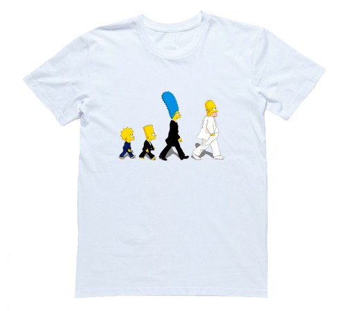 Футболка с Симпсонами "The Simpsons - Beatles"
