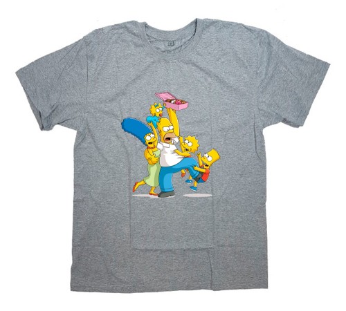 Футболка с Симпсонами "The Simpsons and donuts"