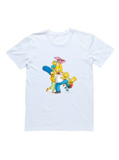 Футболка с Симпсонами "The Simpsons and donuts"