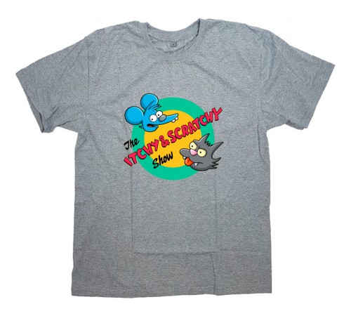 Футболка с Симпсонами "The Itchy & Scratchy Show"
