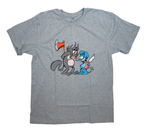 Футболка с Симпсонами "Itchy & Scratchy"