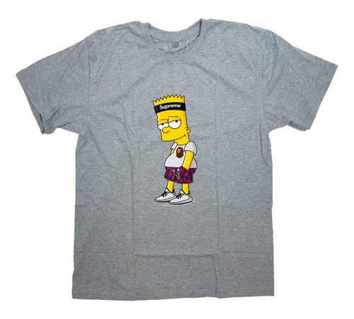 Футболка с Бартом Симпсоном "Supreme - Bart"