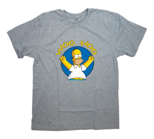 Футболка с Гомером Симпсоном "Woo Hoo"
