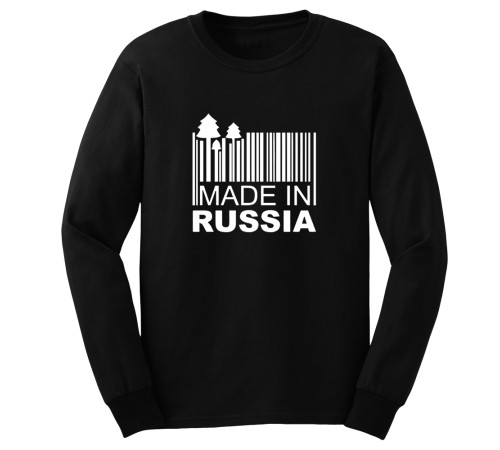 Свитшот Я Русский с принтом "Сделано в России"